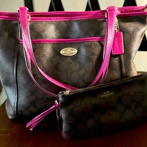Coach Large Tote and Wallet